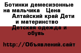 Ботинки демесизонные на мальчика › Цена ­ 700-00 - Алтайский край Дети и материнство » Детская одежда и обувь   